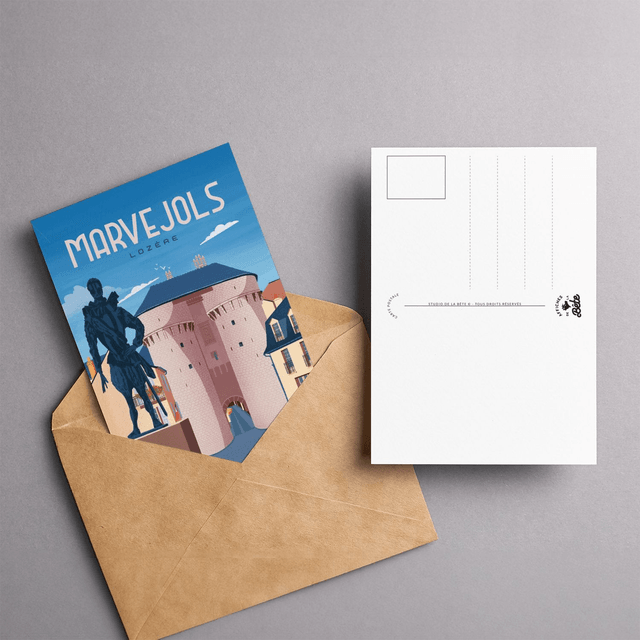 Carte Postale MARVEJOLS