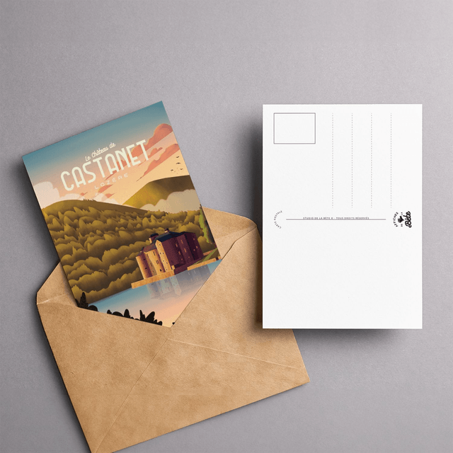 Carte Postale CASTANET "Le Château"