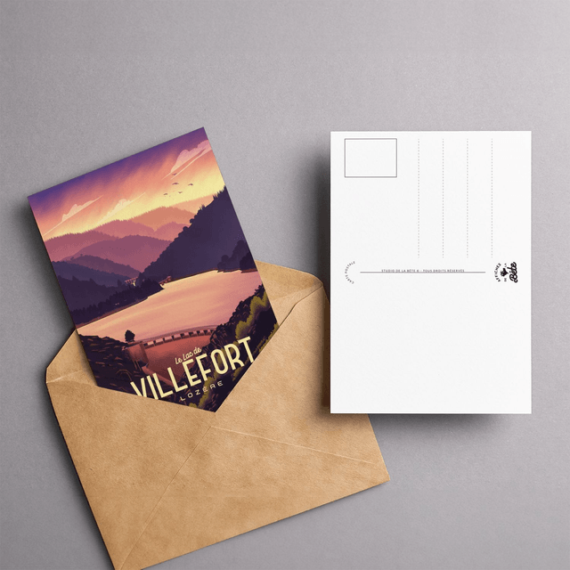 Carte Postale LAC DE VILLEFORT