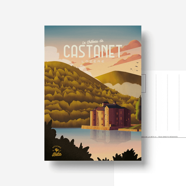 Carte Postale CASTANET &quot;Le Château&quot;