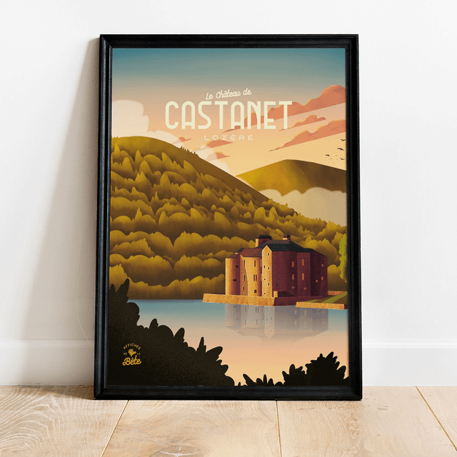 Affiche CASTANET &quot;Le Château&quot;